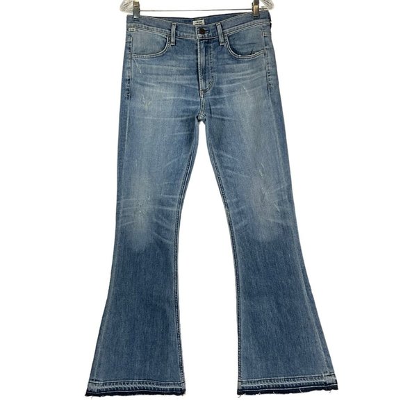 Citizens Of Humanity Denim - Citizens of Humanity Jeans Women's Sz 28 Blue Drew Flip Flop Flare Mid $228 Nwt